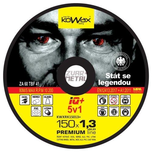 Rezný kotúč KOWAX IQ 5v1 150x1,3x22,2 mm