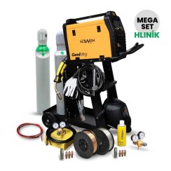 MEGA SET HLINÍK GeniMig 240DP LCD Kowax