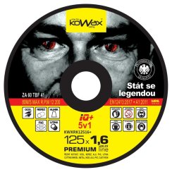 Rezný kotúč KOWAX IQ 5v1 125x1,6x22,2 mm