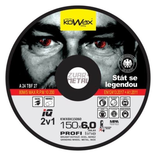 Brúsny kotúč KOWAX IQ 2v1 150x6,0