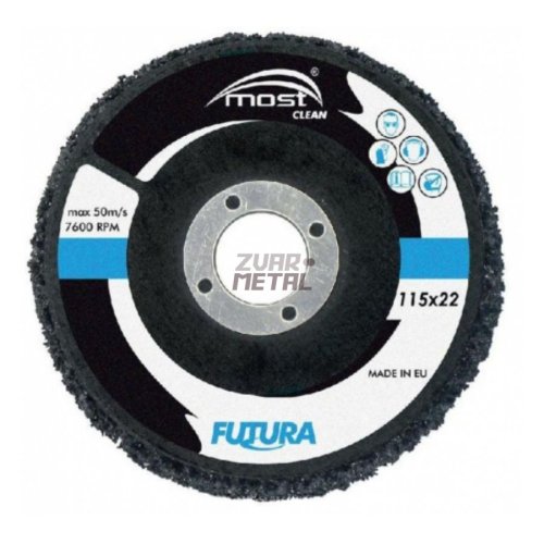 Čistiaci kotúč 115x13x22mm Most Futura Clean