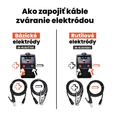 Rozdielne zapojenie pri elektródach
