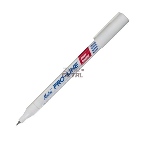 Popisovač Markal Pro-line Micro biely 1,0mm