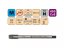 Strojný závitník M8x1,25 kobaltový do prechodnej diery