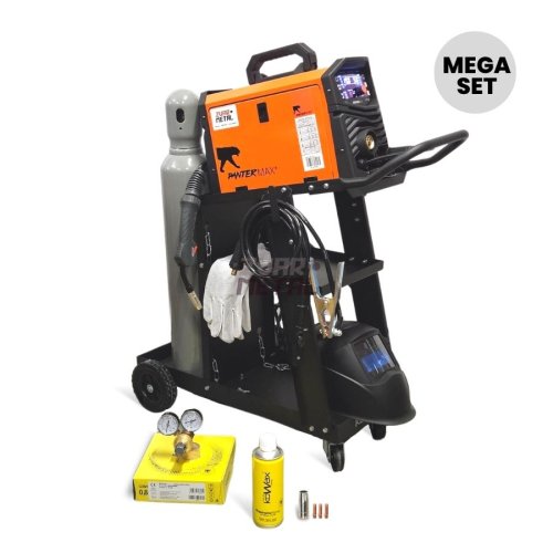MEGA SET PANTERMAX MIG225LED invertorová zváračka MIG/TIG/MMA