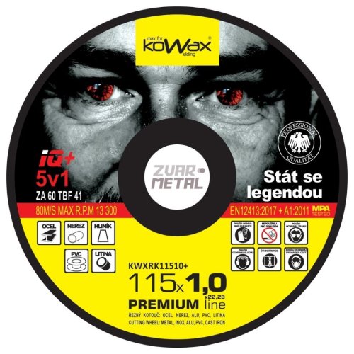 Rezný kotúč KOWAX IQ 5v1 115x1,0x22,2 mm
