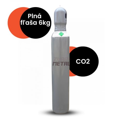 Plna fľaša CO2 - 6kg
