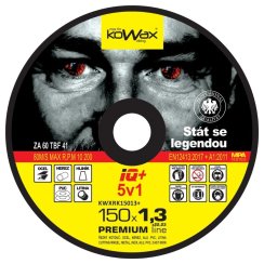 Rezný kotúč KOWAX IQ 5v1 150x1,3x22,2 mm