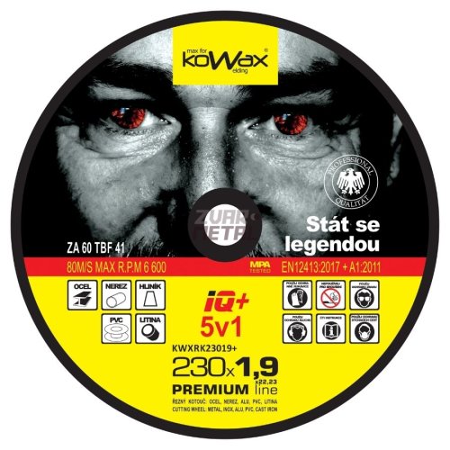 Rezný kotúč KOWAX IQ 5v1 230x1,9x22,2 mm